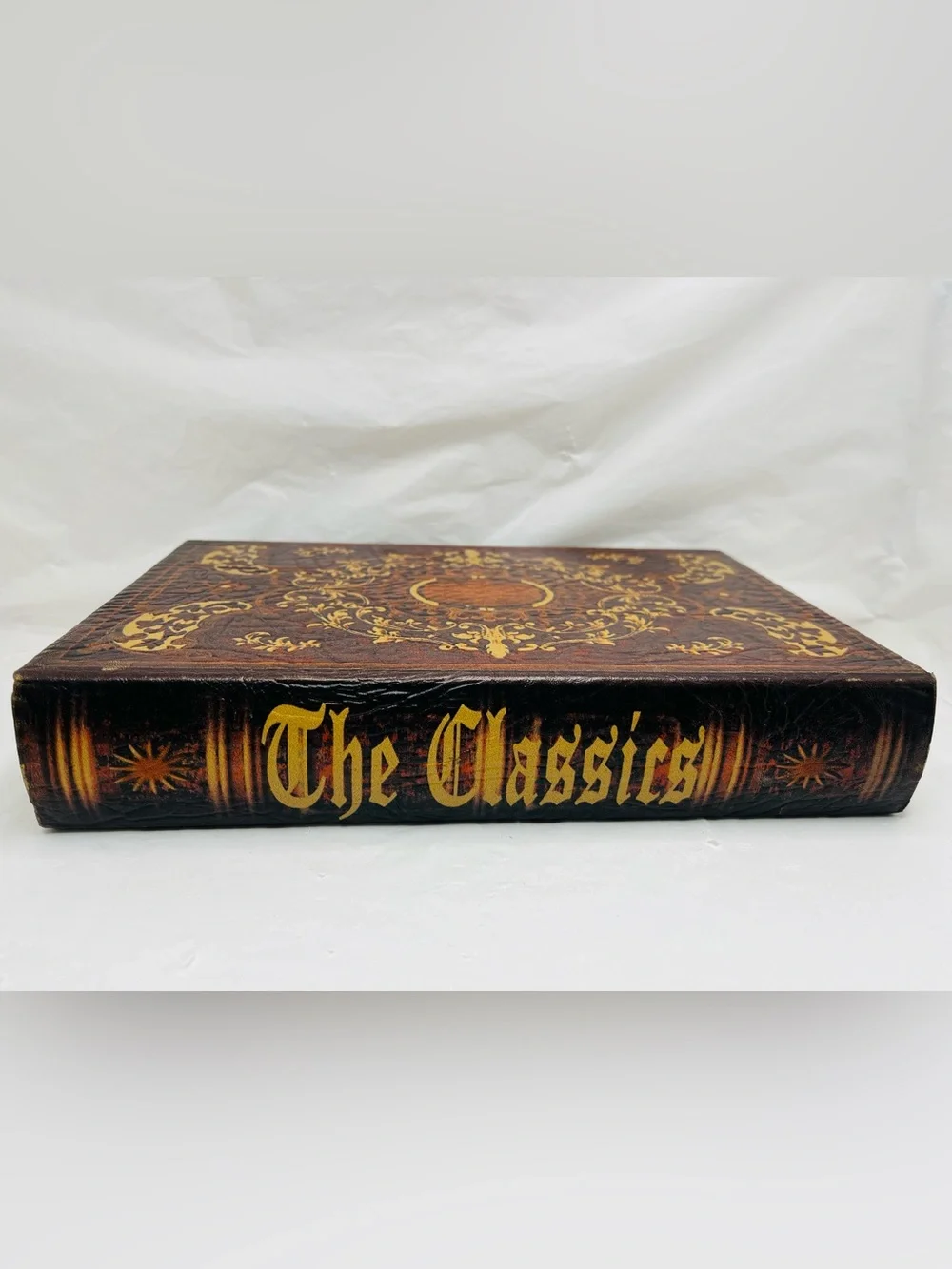 Faux Book Storage Large Box Mark Twain Magnetic Closure